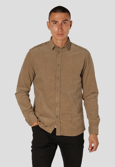 Corduroy Shirt L/S Khaki